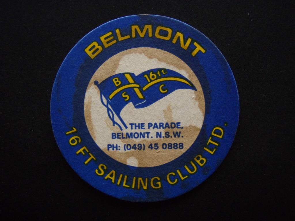 BELMONT 16FT SAILING CLUB LTD THE PARADE 049 450888 COASTER eBay