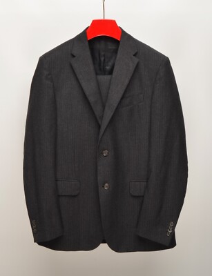CC CORNELIANI COLLECTION Wool/Cashmere Charcoal Suit Sz EUR 52R UK 42R Drop 6