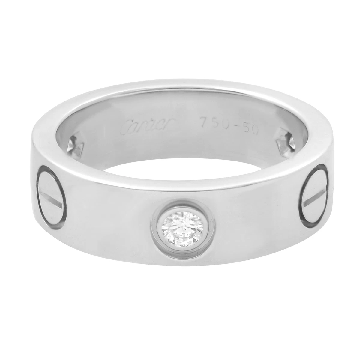 Love solitaire white store gold diamond price
