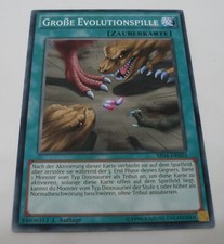 Yu-Gi-Oh Karte - Große Evolutionspille - Zauberkarte - grün - Yugioh Neu