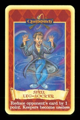 1 x Harry Potter Quidditch Karte Spell Leg-Locker - S17