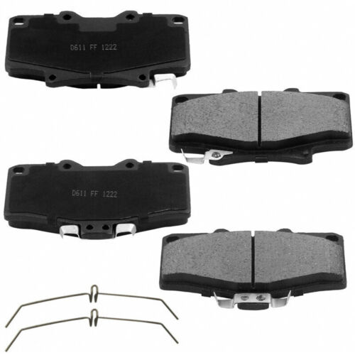 4x Pieces Front Ceramic Brake Pad Kit for Toyota Tacoma 4Runner  D611 C4 - Picture 1 of 4