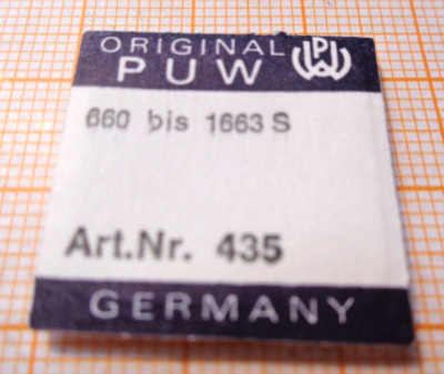 Vintage Watch Part PUW 660 - 1663 S  Nr. 435 Kupplungshebel