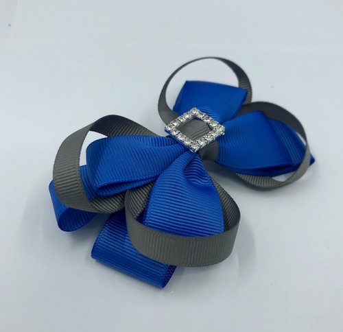 Royal Blue and Grey School Hair Accessories - Picture 28 of 76
