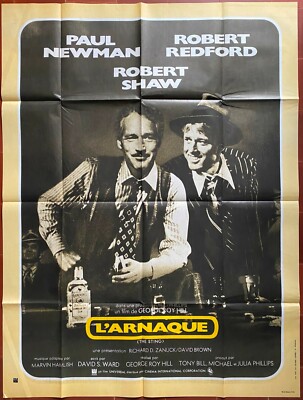 Plakat DER BETRUG The Sting Paul Newman Robert Redford 120x160cm