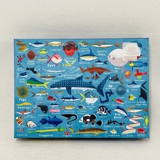Mudpuppy Ocean Life Fish Puzzle Jigsaw 1000 Pcs Sea Fishing Fisherman Aquarium