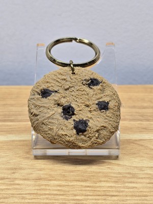 Vintage Entenmanns Keychain Ring Chocolate Chip Cookie