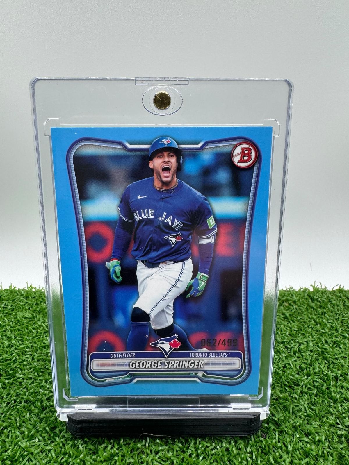 2026 Bowman #95 George Springer Sky Blue #/499