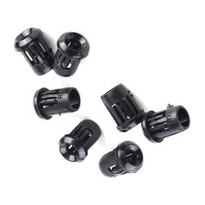 3mm LED 50Pcs Lamp Socket Diode Holder Nylon Black Clip Bezel Mount Useful WT