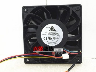 For     120mm 12cm PWM TFC1212DE 252CFM 12038 DC 12Vcooling fans #md
