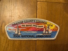 RARE NEW Scouts Argus 2005 National Jamboree Orange County CA Badge