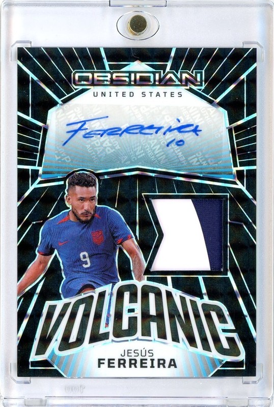 2023-24 Panini Obsidian Jesus Ferreira 1/1 Volvanic Patch Auto United States USA