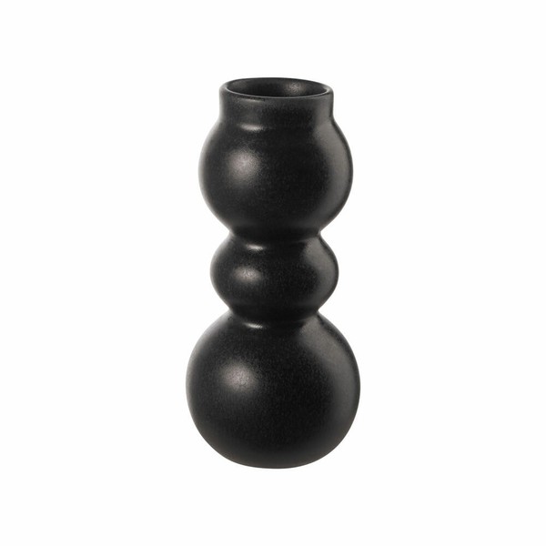 Asa Selection Como Vase Black Iron Blumenvase Tischvase Dekovase Matt H 19 Cm-image