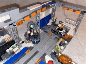 Lego City 60229 X 3 Moc Launch Control And Rover Workshop + 60230 & 60077 Packs