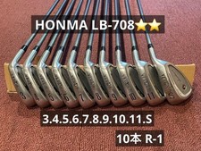 HONMA LB-708 H F CAVITY Iron Set 3-11-SW 10Clubs / Flex R-1 TITANIUM-CARBON S2