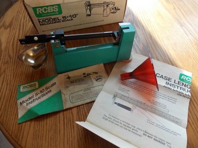 RCBS Reloading Powder Scale ~ Paperwork and Box included