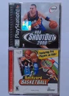 NBA ShootOut 2000 PS1 and backyard basketball scholastic CD-ROM-2 game lot