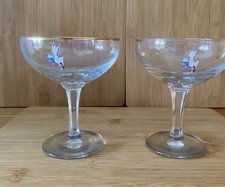 Vintage Babycham Glasses X 2