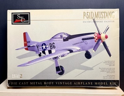 Spec Cast P-51D Mustang Escort Support Fighter Model Kit 47090 Opened Complete