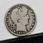 1914-S Barber Half Dollar - VG (#59190-H)