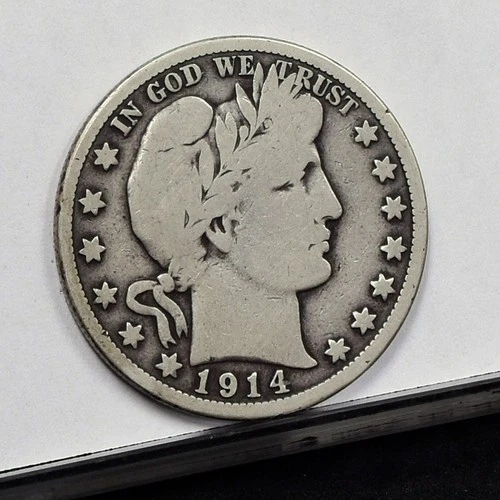 1914-S Barber Half Dollar - VG (#59190-H)