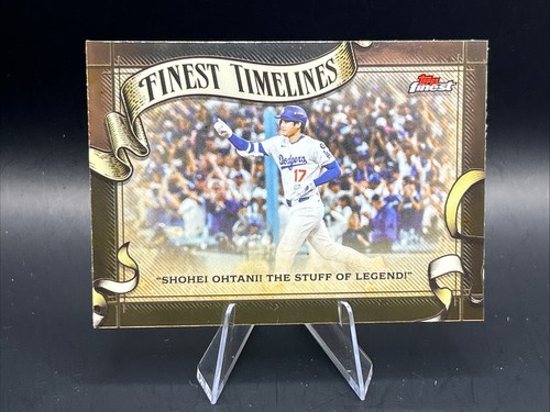 2026 Topps Finest Shohei Ohtani Timelines Refractor #FT-23 Dodgers