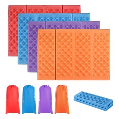 4pcs Camping Cushion Seats XPE Foam Foldable Outdoor Sitting Mat 4 Colors