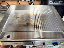 Commercial Electric Griddle Half-ribbed Countertop Flat Grill 500X400X240