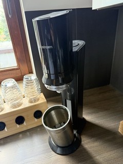 SodaStream Crystal Schwarz 3 Glaskaraffen Und Halter