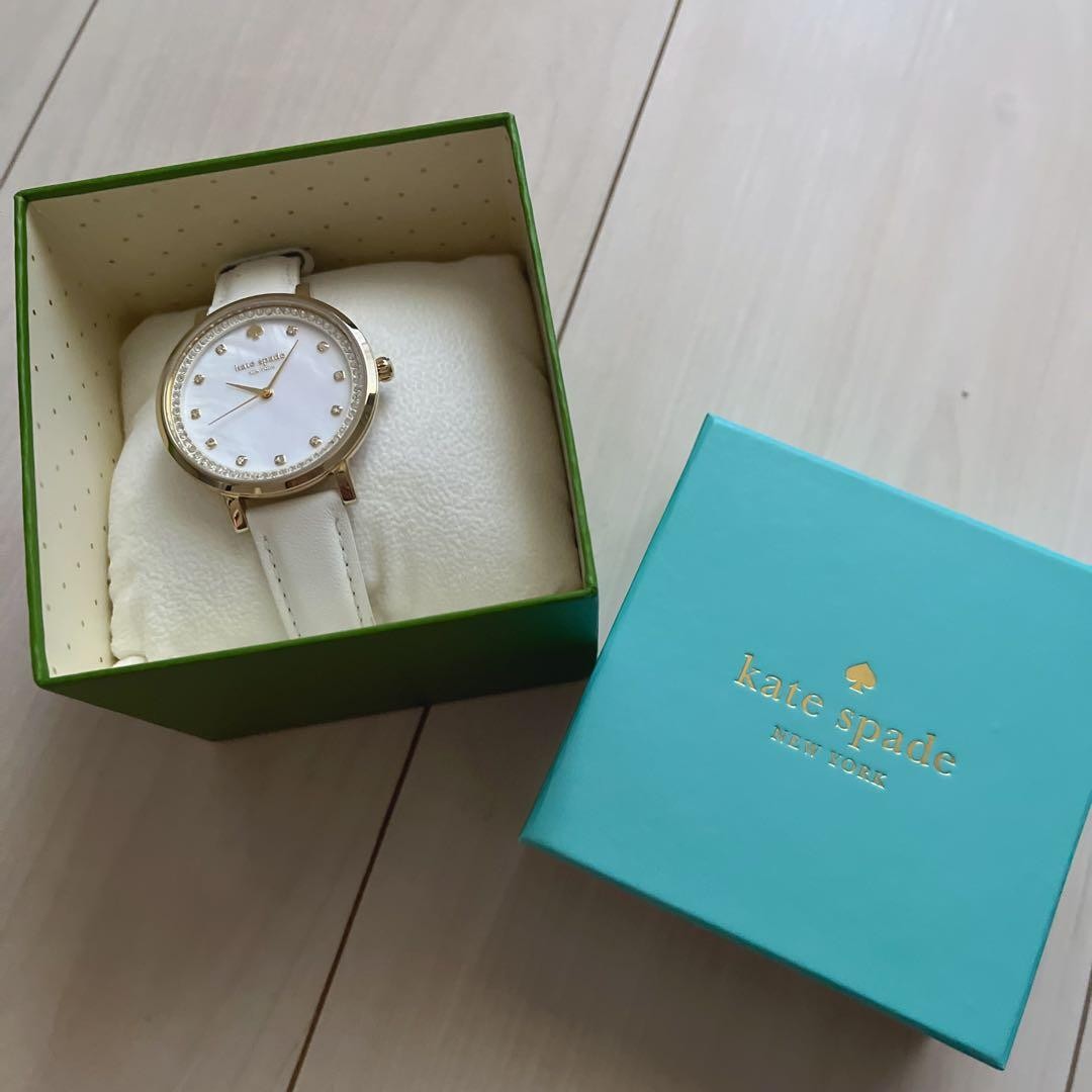 Kate Spade New York Women's Quartz Watch Used Custom White Band