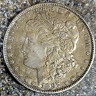 AU 1922 Peace Silver Dollar - Silver Coinage, 25C Combine Ship (B)