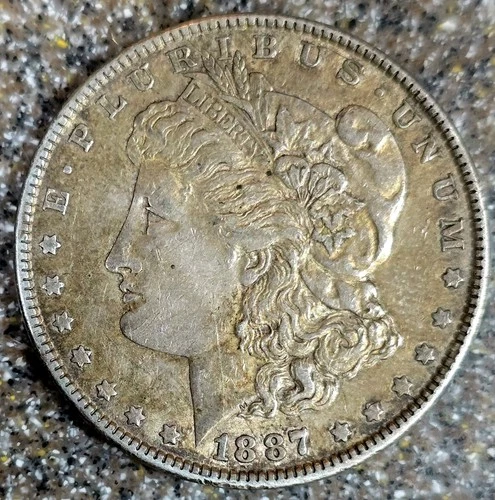 AU 1922 Peace Silver Dollar - Silver Coinage, 25C Combine Ship (B)