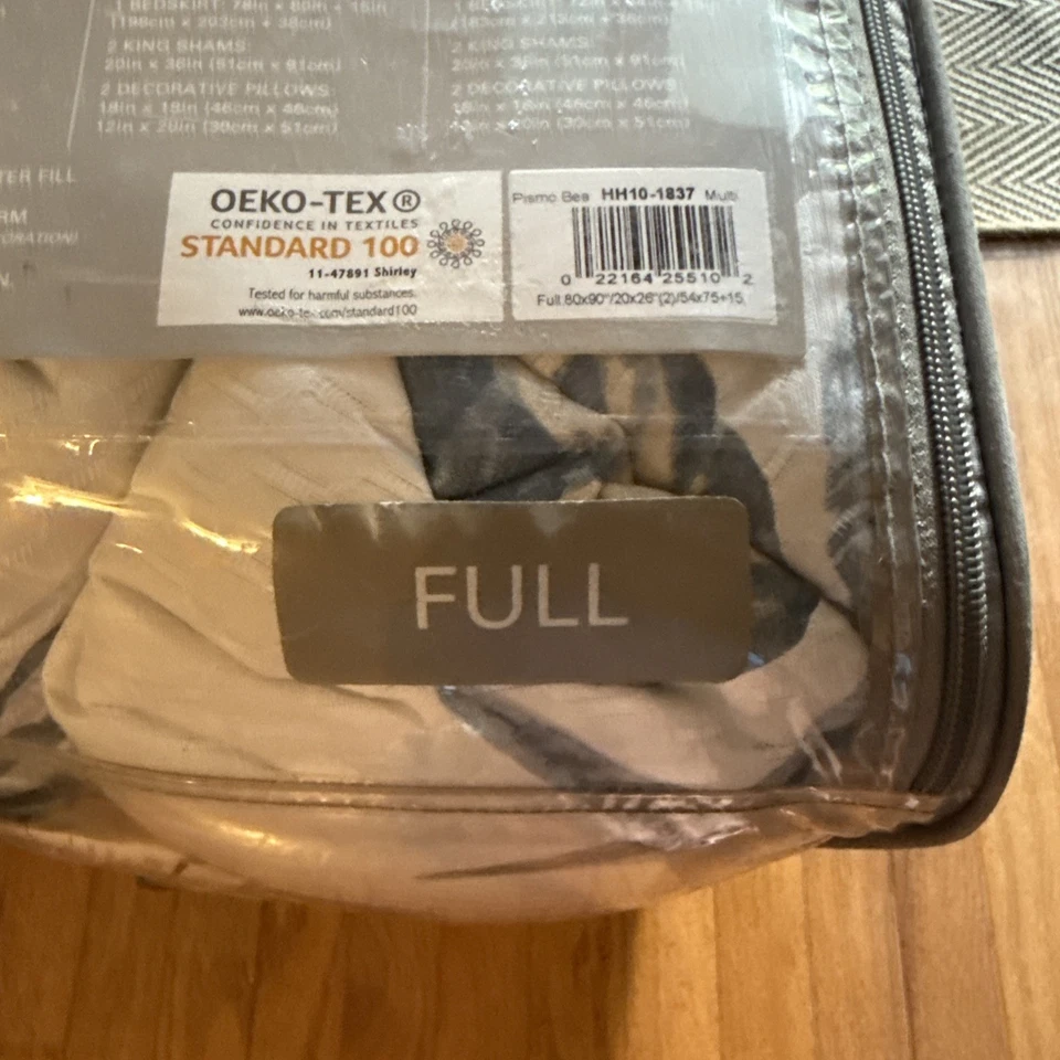 Harbor House 6 Piece Full Sz. Nautical Bed Set.  Pismo  Beach Comforter/ Bed Bag - Image 3 of 4