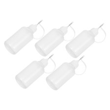 5 Pcs Dispensing and Bottling Fine Glue Bottle Needle Tip Squeeze