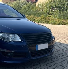 Kühlergrill Sport Front Grill Schwarz ohne Emblem passend für VW Passat 3C B6 PD
