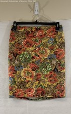 Talbots Petites NWT Multicolor Floral Tapestry Pencil Skirt Womens Size 8P