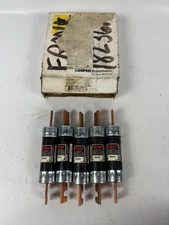 NEW LOT OF 5, Fusetron FRN-R-90 Dual Element Time Delay Fuse 90 Amp 250 Volt 90A