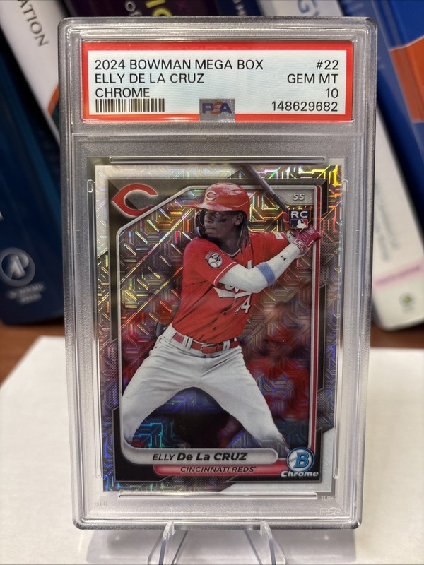 2024 Bowman - Elly De La Cruz #22 Chrome Mojo Refractor (RC) PSA 10