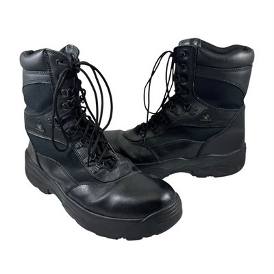 Rocky Fort Hood Mens Size 13W Black Leather Boots Public Service Waterproof Duty