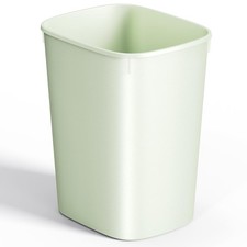 Bathroom Trash Can with Lid, 10L/2.6 Gal Small Garbage Can with Press Top Lid,