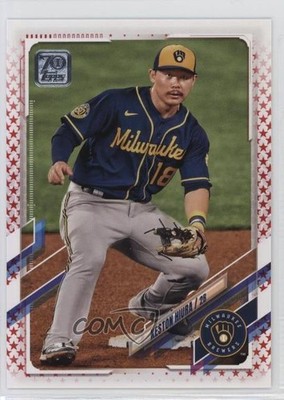 2021 Topps Independence Day 22/76 Keston Hiura #521 0q5