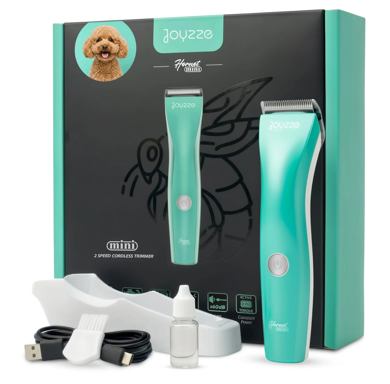 Hornet Mini Trimmer - Compact and Portable Pet Trimming Clippers for Grooming...