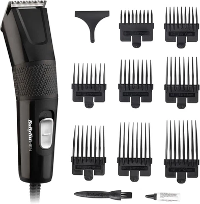 THE CONAIR GROUP Babyliss 7755U Men Hair Clipper, Diamond Sharp Stainless Steel Blades, 8 Comb G