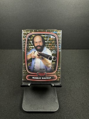 2025 Topps Stranger Things High Tek Murray Bauman Hawkins Lab Pattern Gold /50