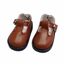 BJD Doll Shoes Handmade 30cm Doll Strap Shoes Low Heel
