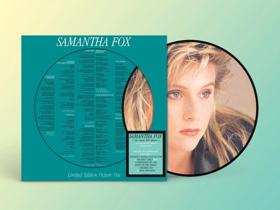 Samantha Fox Samantha Fox (Vinyl) 12" Album Picture Disc - Image 2 of 3