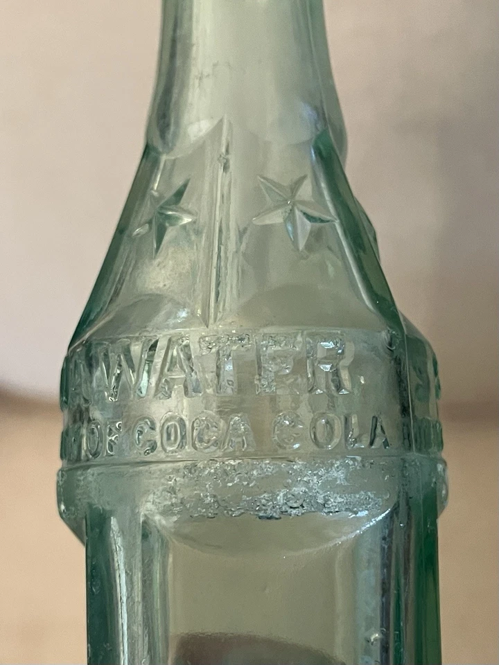 Винтажная бутылка кока-колы COCA COLA 6 унций зеленое стекло высота 8 дюймов 1920-е годы, центр, Техас Техас  - Изображение 4 из 4