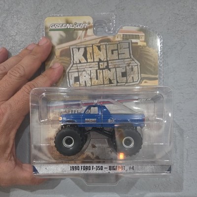 New!! 1:64 Greenlight Kings of Crunch Series 16 1990 Ford F-350 Bigfoot #4
