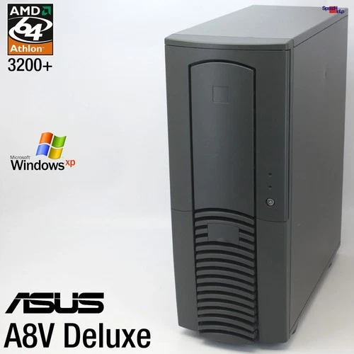 ?ASUS A8V DELUXE PC COMPUTER AMD ATHLON 64 3200+ 200GB GEFORCE 5600 CHIEFTEC