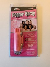Sabre Red Pink Pepper Spray w/ Quick Release Keyring Self Defense